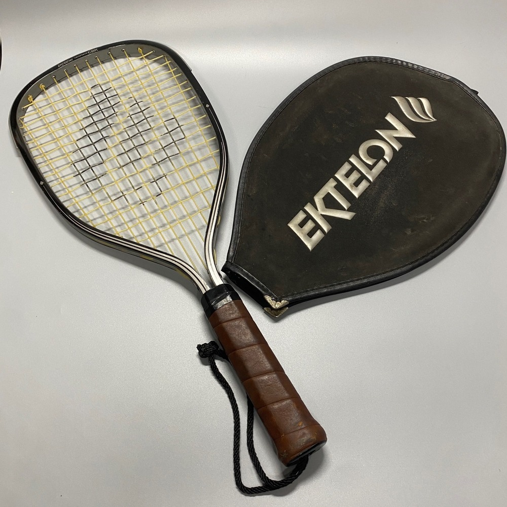 2 Vintage Ektelon Racquetball Racquet Graphite CBK SM Citori XS Good With Cover - Picture 7 of 16